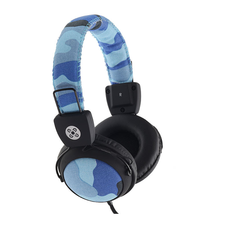 Brand New Moki Camo Headphones Blue