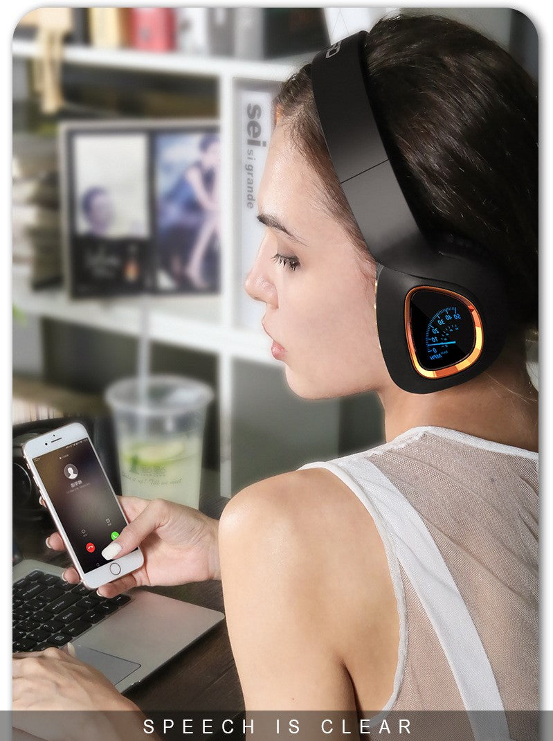 Wireless Noise Cancelling QYS V7Q LED Bluetooth Headphones