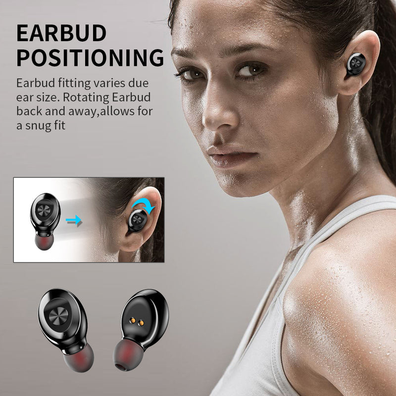 Wireless Bluetooth LED Headphone Sport Mini Earbuds